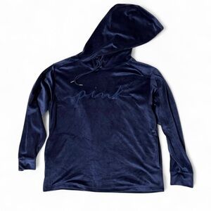 NWT PINK Victoria’s Secret Velvet Hoodie Size Medium(M)